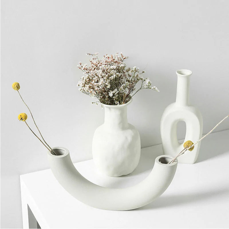 Nordic Ceramic Vase Home Decoration Ornaments My Store